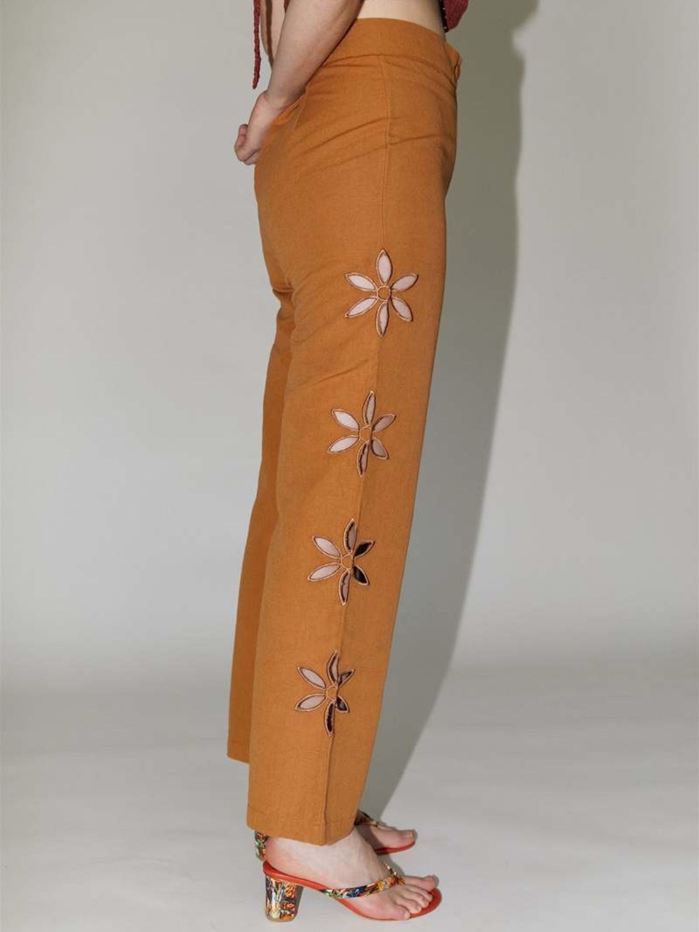 Tach Clothing Jorgelina Linen Pants Ochre